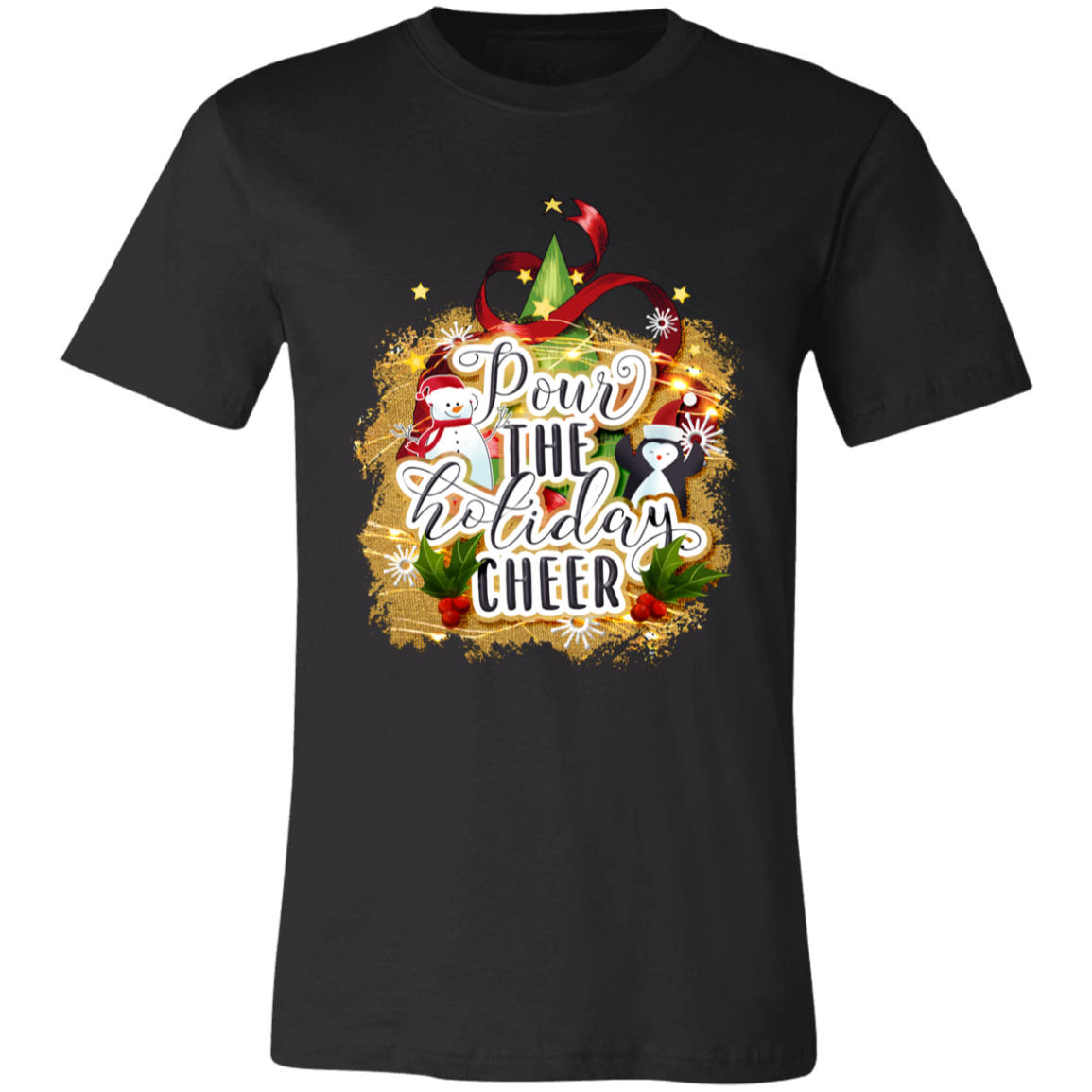 Pour The Holiday Cheer  Unisex Jersey Short-Sleeve T-Shirt