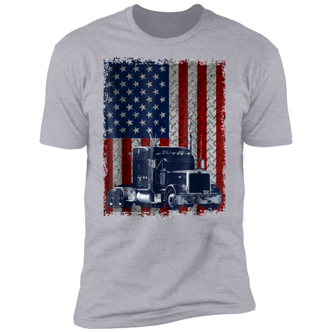 America Flag Truck  Premium Short Sleeve T-Shirt