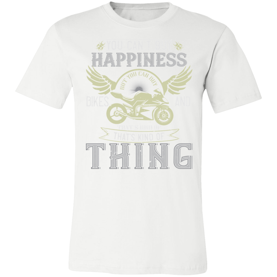Motorcycle Designs Premium Unisex Jersey Short-Sleeve T-Shirt