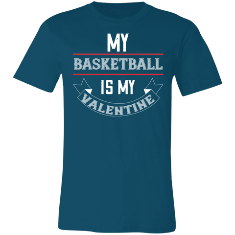 Image of Valentine Design Unisex Jersey Short-Sleeve T-Shirt