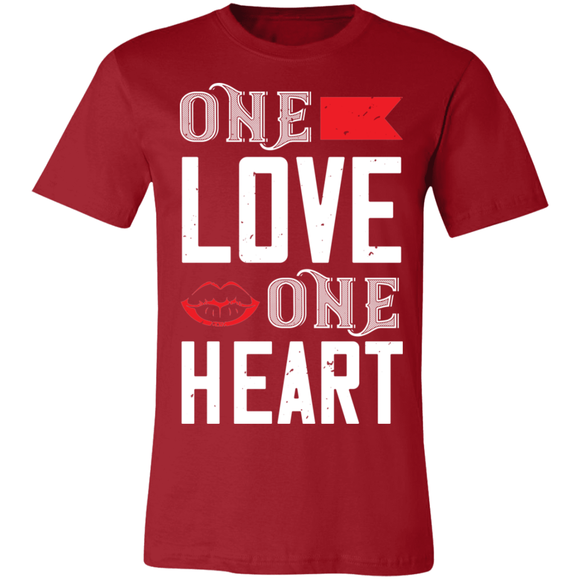Valentine Design Unisex Jersey Short-Sleeve T-Shirt