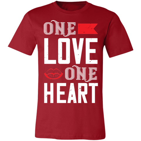 Image of Valentine Design Unisex Jersey Short-Sleeve T-Shirt