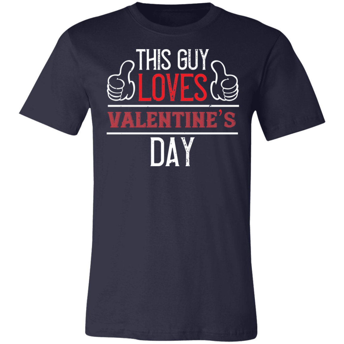 Valentine Design Unisex Jersey Short-Sleeve T-Shirt