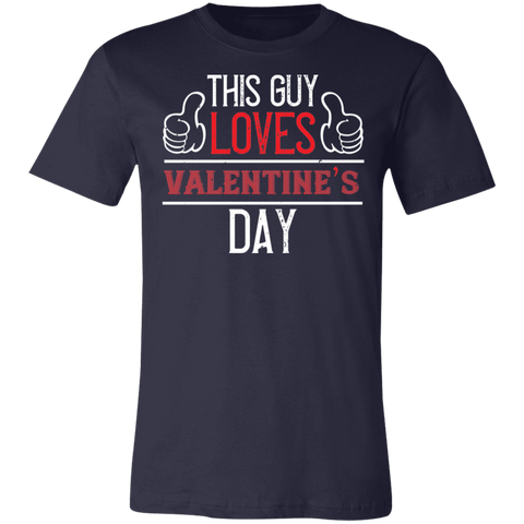 Image of Valentine Design Unisex Jersey Short-Sleeve T-Shirt