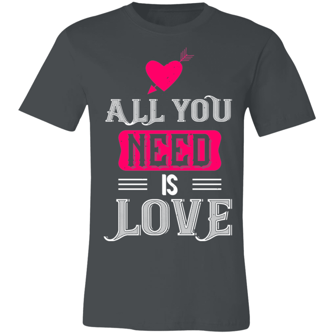 Valentine Design Unisex Jersey Short-Sleeve T-Shirt