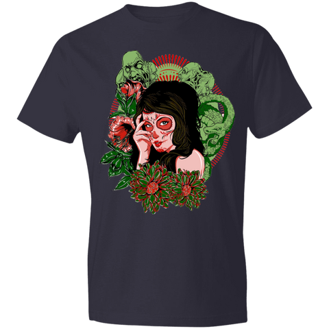 Image of Scary Lady Design Lightweight T-Shirt
