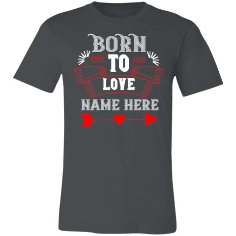 Image of Valentine Design Unisex Jersey Short-Sleeve T-Shirt