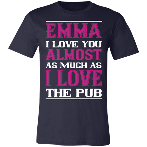 Image of Valentine Design Unisex Jersey Short-Sleeve T-Shirt