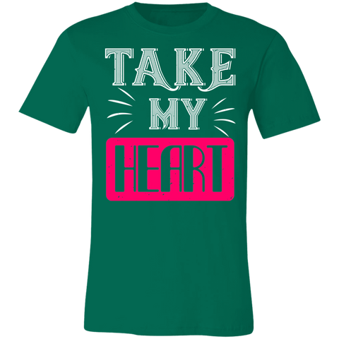 Image of Valentine Design Unisex Jersey Short-Sleeve T-Shirt