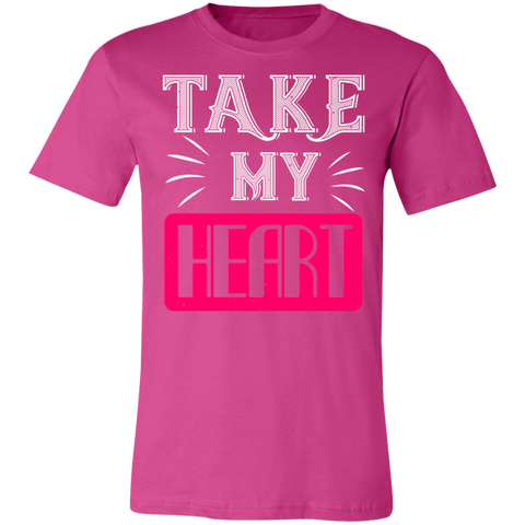 Image of Valentine Design Unisex Jersey Short-Sleeve T-Shirt