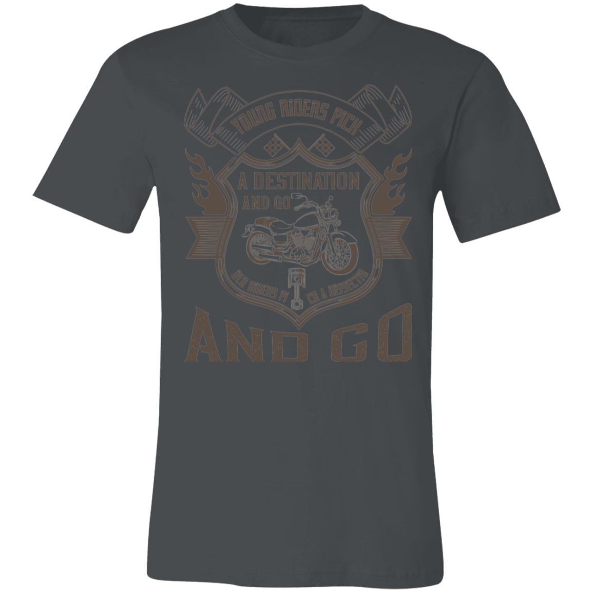 Motorcycle Designs Premium Unisex Jersey Short-Sleeve T-Shirt