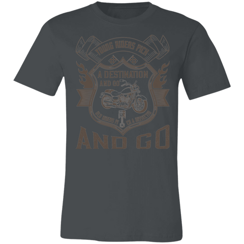 Image of Motorcycle Designs Premium Unisex Jersey Short-Sleeve T-Shirt
