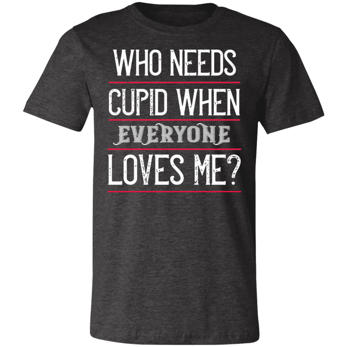 Valentine Design Unisex Jersey Short-Sleeve T-Shirt