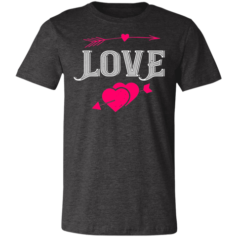 Image of Valentine Design Unisex Jersey Short-Sleeve T-Shirt