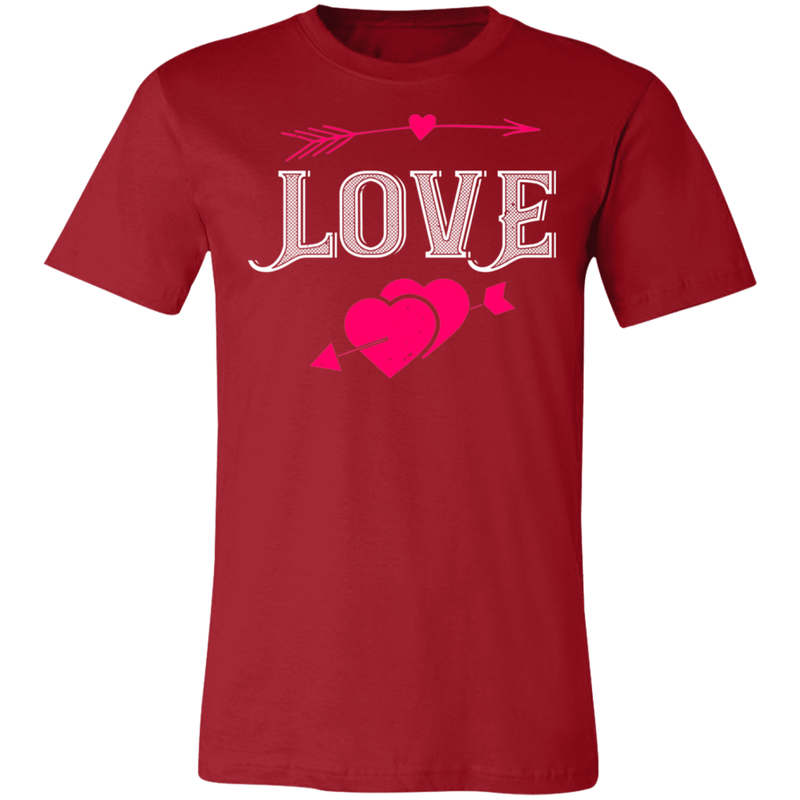 Valentine Design Unisex Jersey Short-Sleeve T-Shirt
