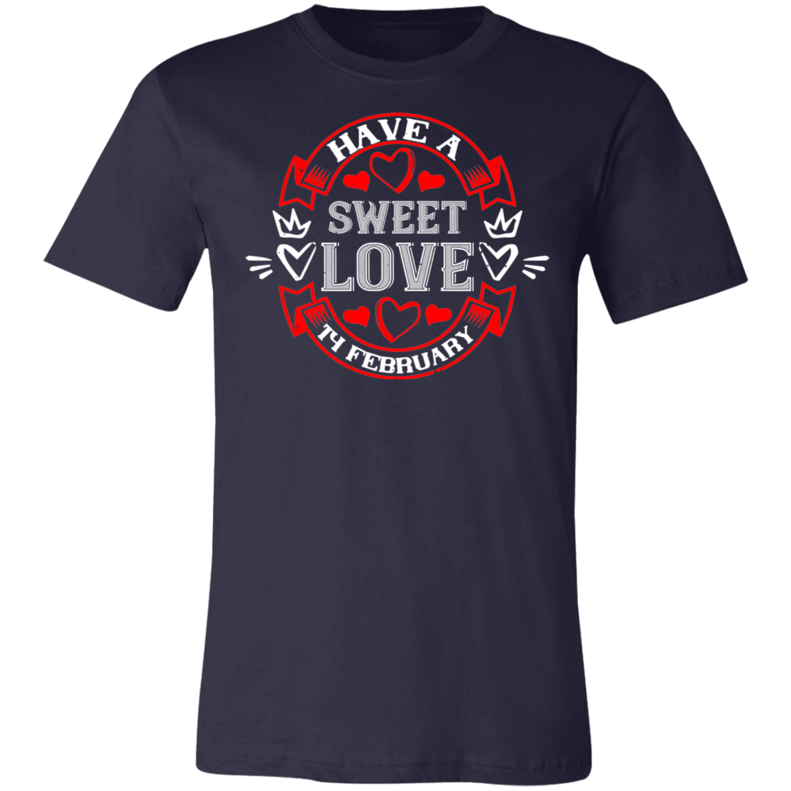 Valentine Design Unisex Jersey Short-Sleeve T-Shirt