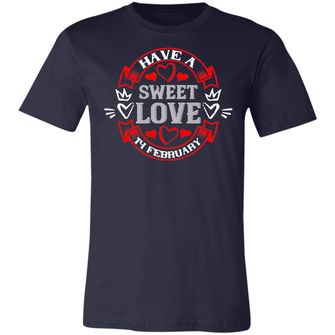 Image of Valentine Design Unisex Jersey Short-Sleeve T-Shirt
