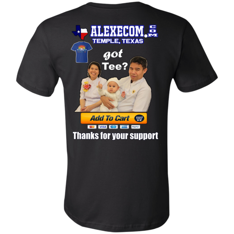 Image of Company Ad Design Unisex Jersey Short-Sleeve T-Shirt