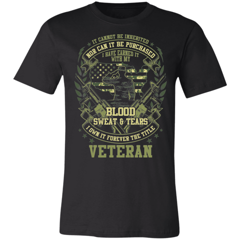 Image of Veteran Design Premium  Unisex Jersey Short-Sleeve T-Shirt