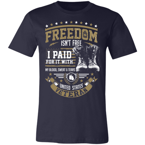 Image of Veteran Design Premium  Unisex Jersey Short-Sleeve T-Shirt