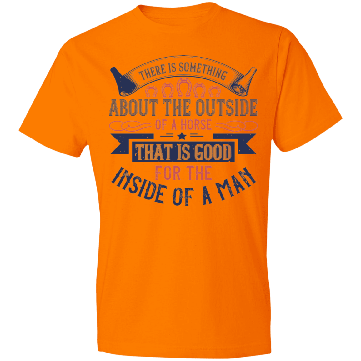 Horse Design Lightweight T-Shirt 4.5 oz