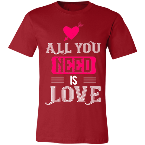 Image of Valentine Design Unisex Jersey Short-Sleeve T-Shirt