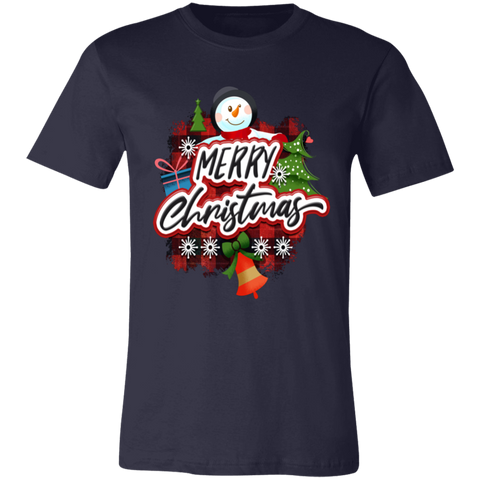 Image of Merry Christmas Unisex Jersey Short-Sleeve T-Shirt