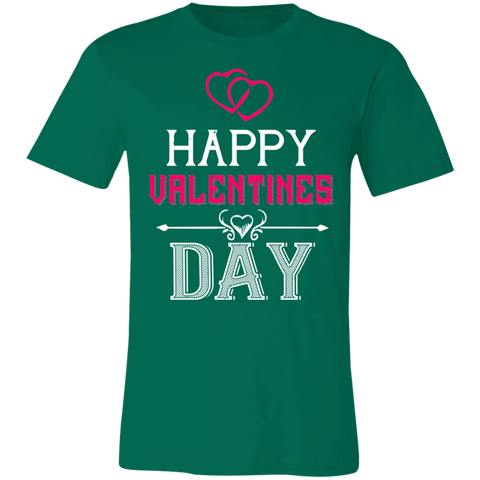 Image of Valentine Design Unisex Jersey Short-Sleeve T-Shirt