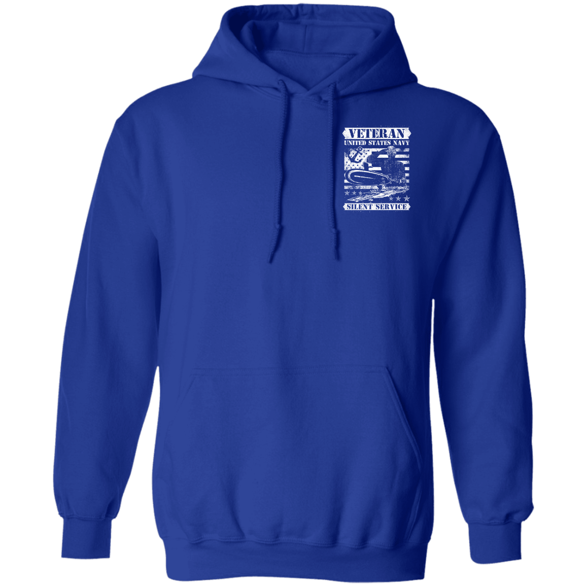 Veteran Design Double Side Printed Pullover Hoodie