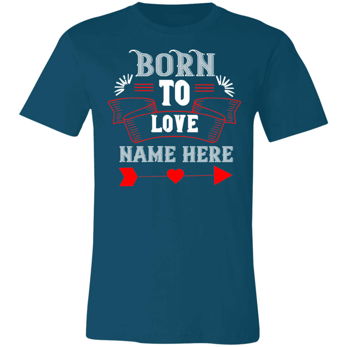 Valentine Design Unisex Jersey Short-Sleeve T-Shirt