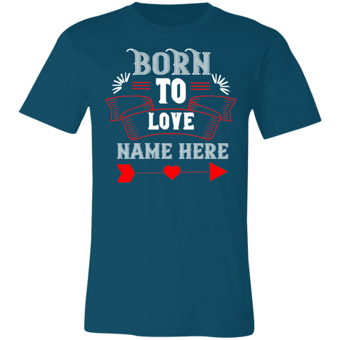 Image of Valentine Design Unisex Jersey Short-Sleeve T-Shirt