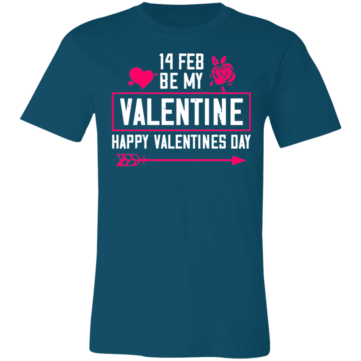 Valentine Design Unisex Jersey Short-Sleeve T-Shirt