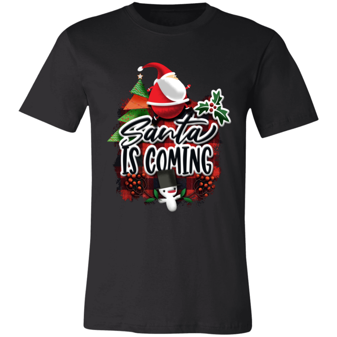 Santa is coming Unisex Jersey Short-Sleeve T-Shirt