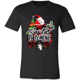 Santa is coming Unisex Jersey Short-Sleeve T-Shirt