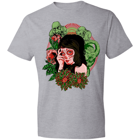 Image of Scary Lady Design Lightweight T-Shirt
