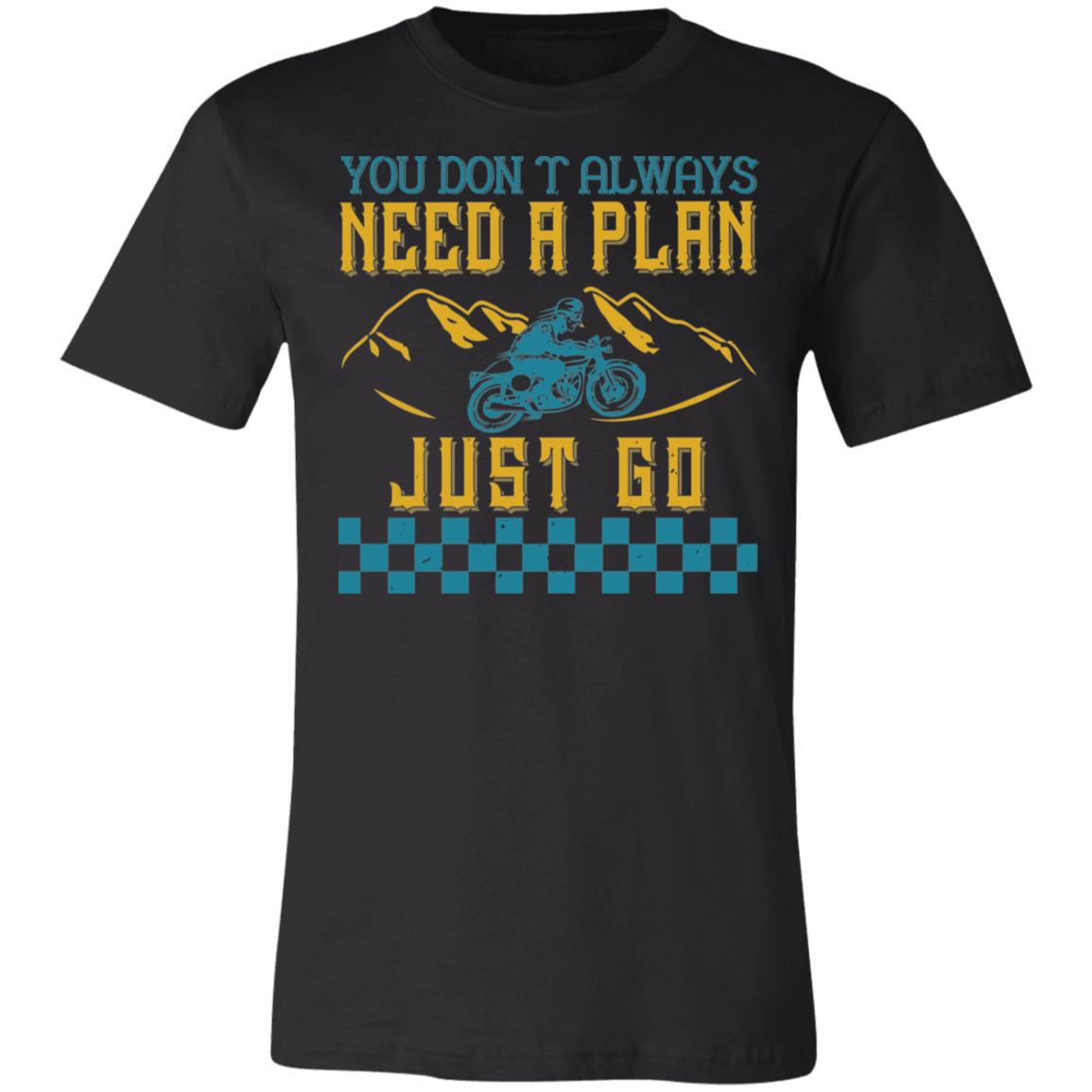 Motorcycle Designs Premium Unisex Jersey Short-Sleeve T-Shirt