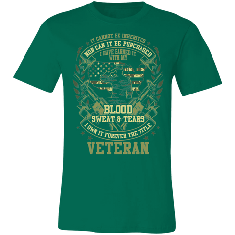 Image of Veteran Design Premium  Unisex Jersey Short-Sleeve T-Shirt