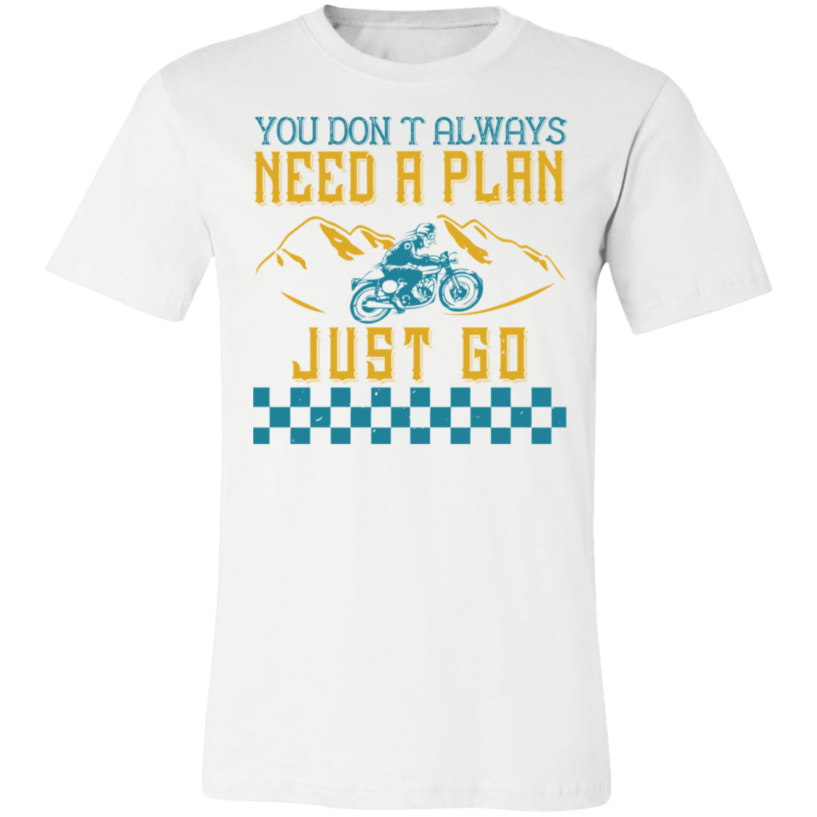 Motorcycle Designs Premium Unisex Jersey Short-Sleeve T-Shirt
