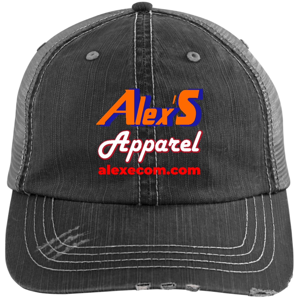 Alexe's Distressed Unstructured Trucker Cap