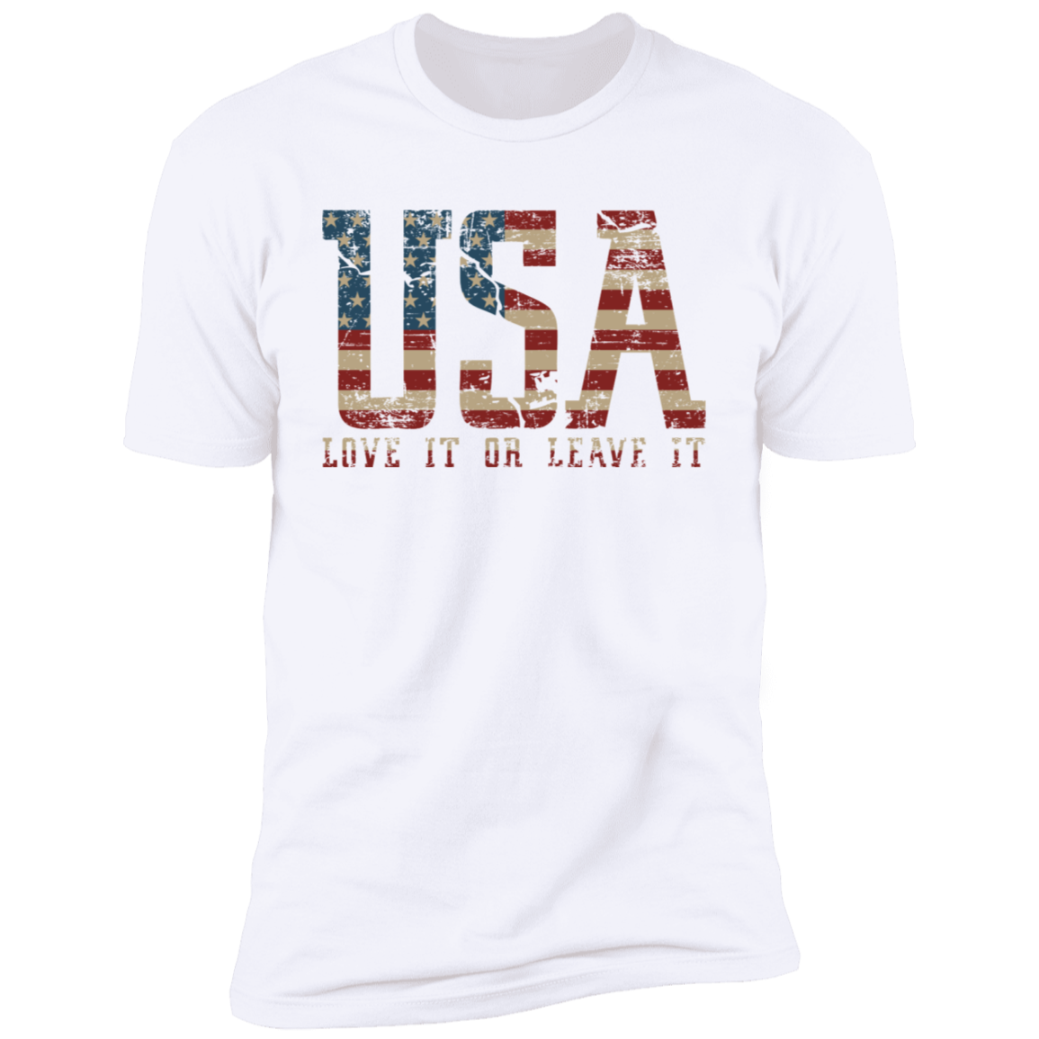 USA - Love It Or Leave It  Premium Short Sleeve T-Shirt