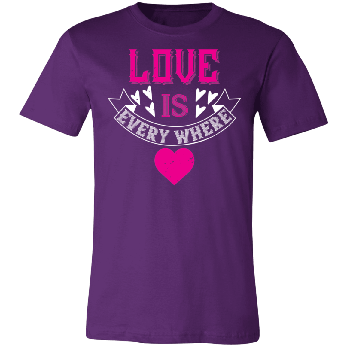 Valentine Design Unisex Jersey Short-Sleeve T-Shirt