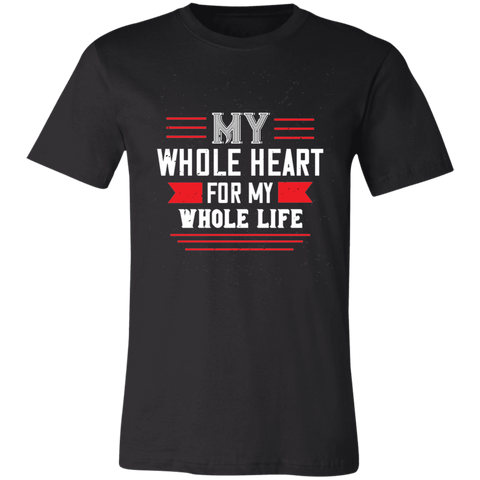 Image of Valentine Design Unisex Jersey Short-Sleeve T-Shirt