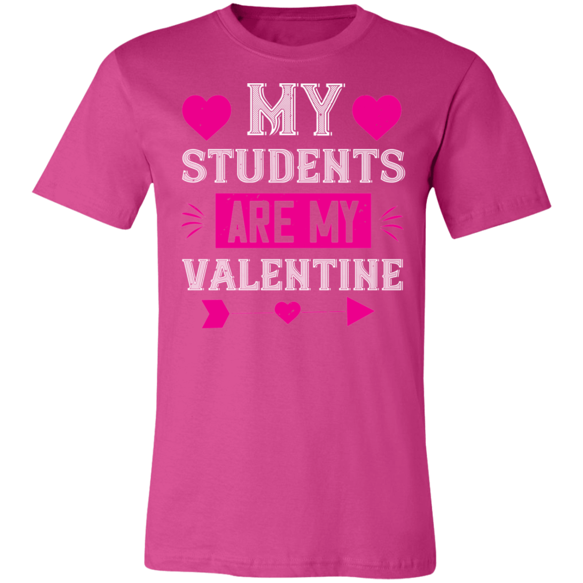 Valentine Design Unisex Jersey Short-Sleeve T-Shirt