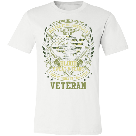 Image of Veteran Design Premium  Unisex Jersey Short-Sleeve T-Shirt