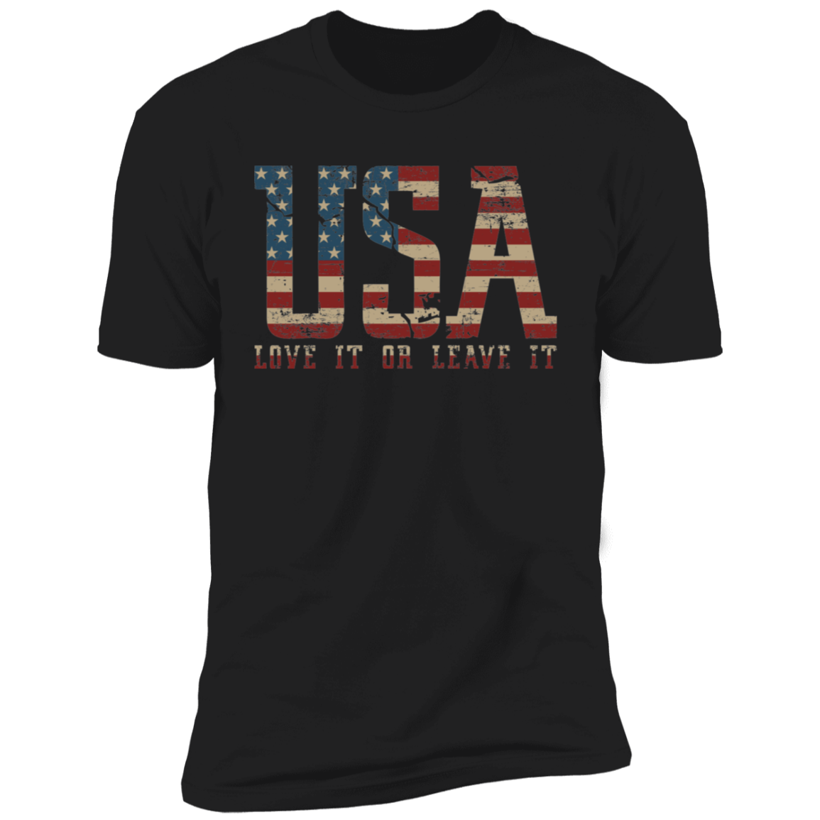 USA - Love It Or Leave It  Premium Short Sleeve T-Shirt