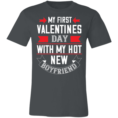 Image of Valentine Design Unisex Jersey Short-Sleeve T-Shirt