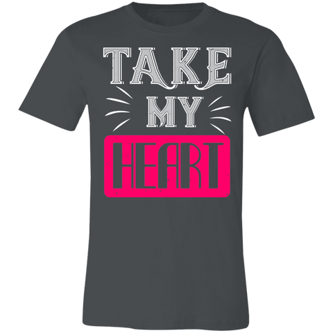 Image of Valentine Design Unisex Jersey Short-Sleeve T-Shirt