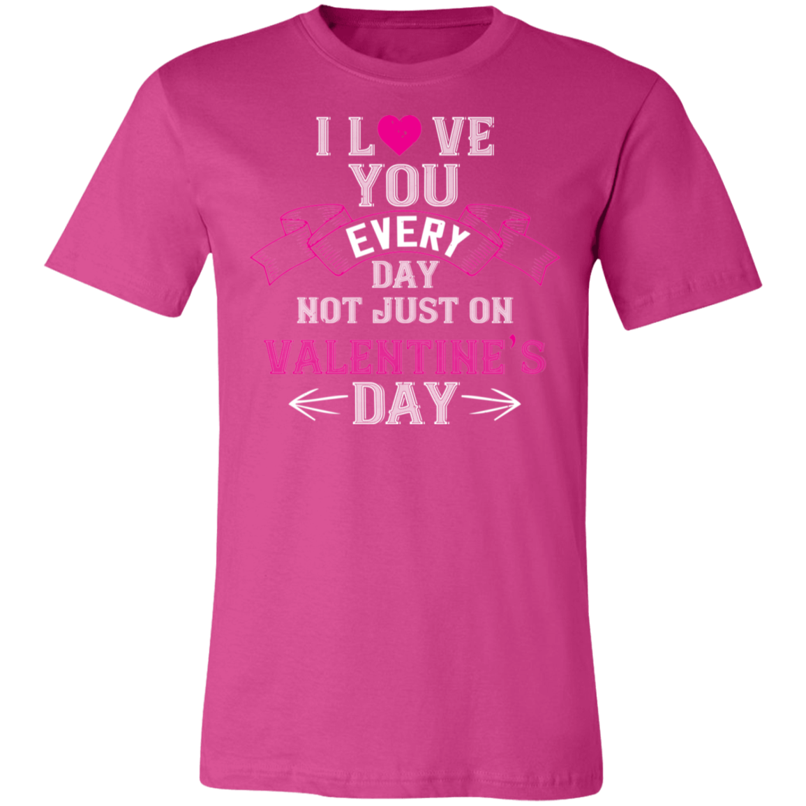 Valentine Design Unisex Jersey Short-Sleeve T-Shirt