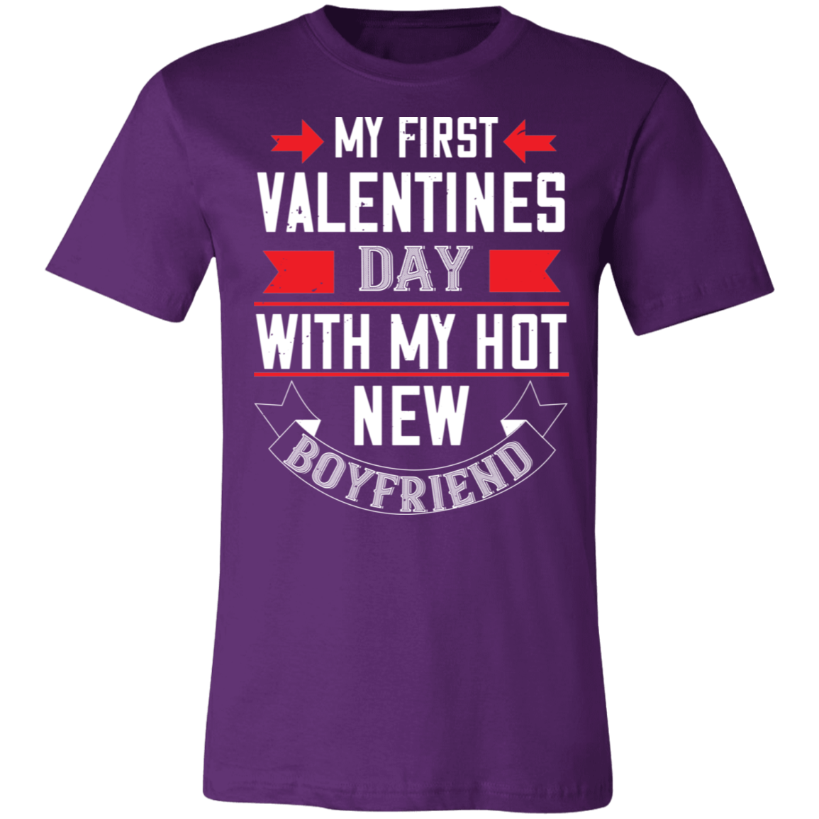 Valentine Design Unisex Jersey Short-Sleeve T-Shirt