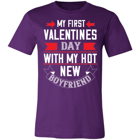 Image of Valentine Design Unisex Jersey Short-Sleeve T-Shirt